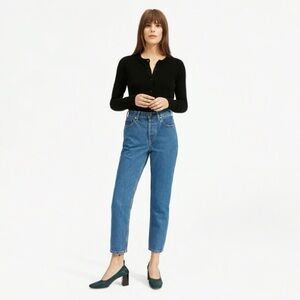 Cheeky Straight Jeans ‘90s Style in Medium Blue - Everlane